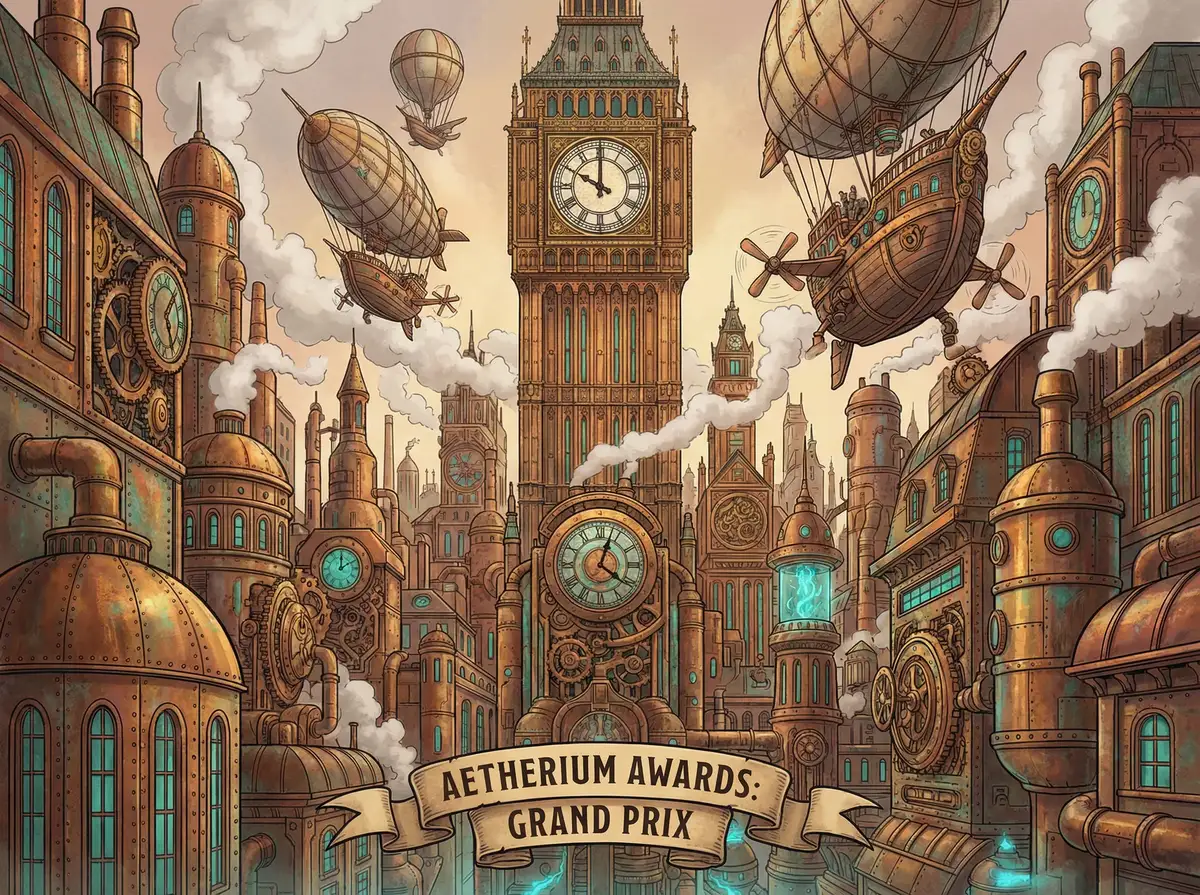 主题大赛 参赛作品 - 蒸汽纪元插画作品